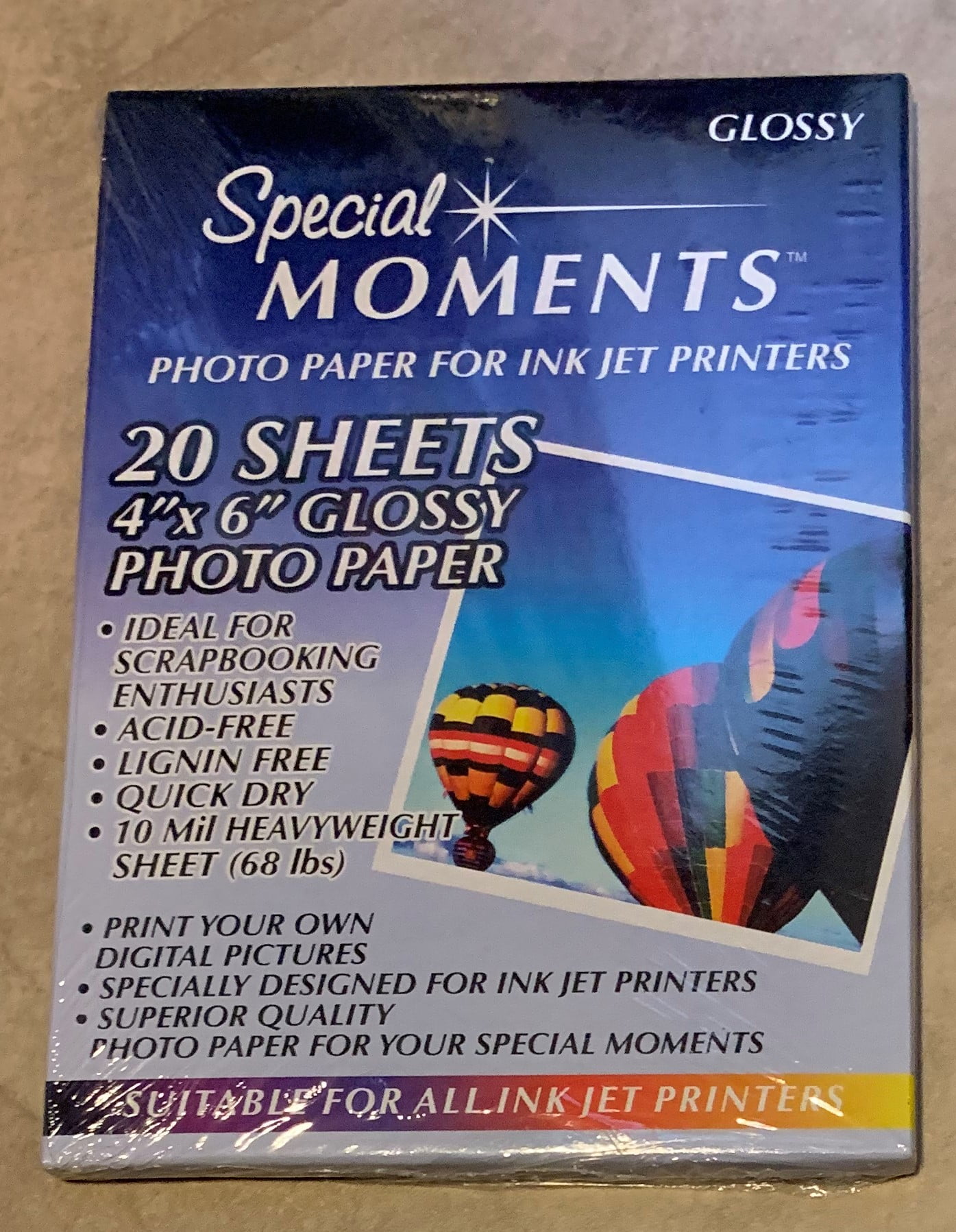 4" x 6" Photo Paper Matte 20 Sheets /pack NEW Factory Sealed Acid Free