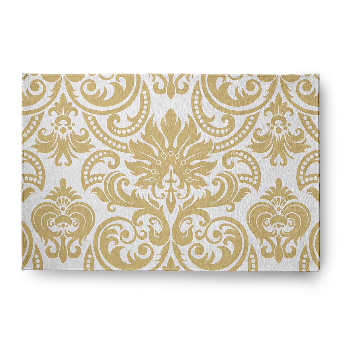 4' x 6' Simply Daisy Alexys French Country Chenille Area Rug, Gold