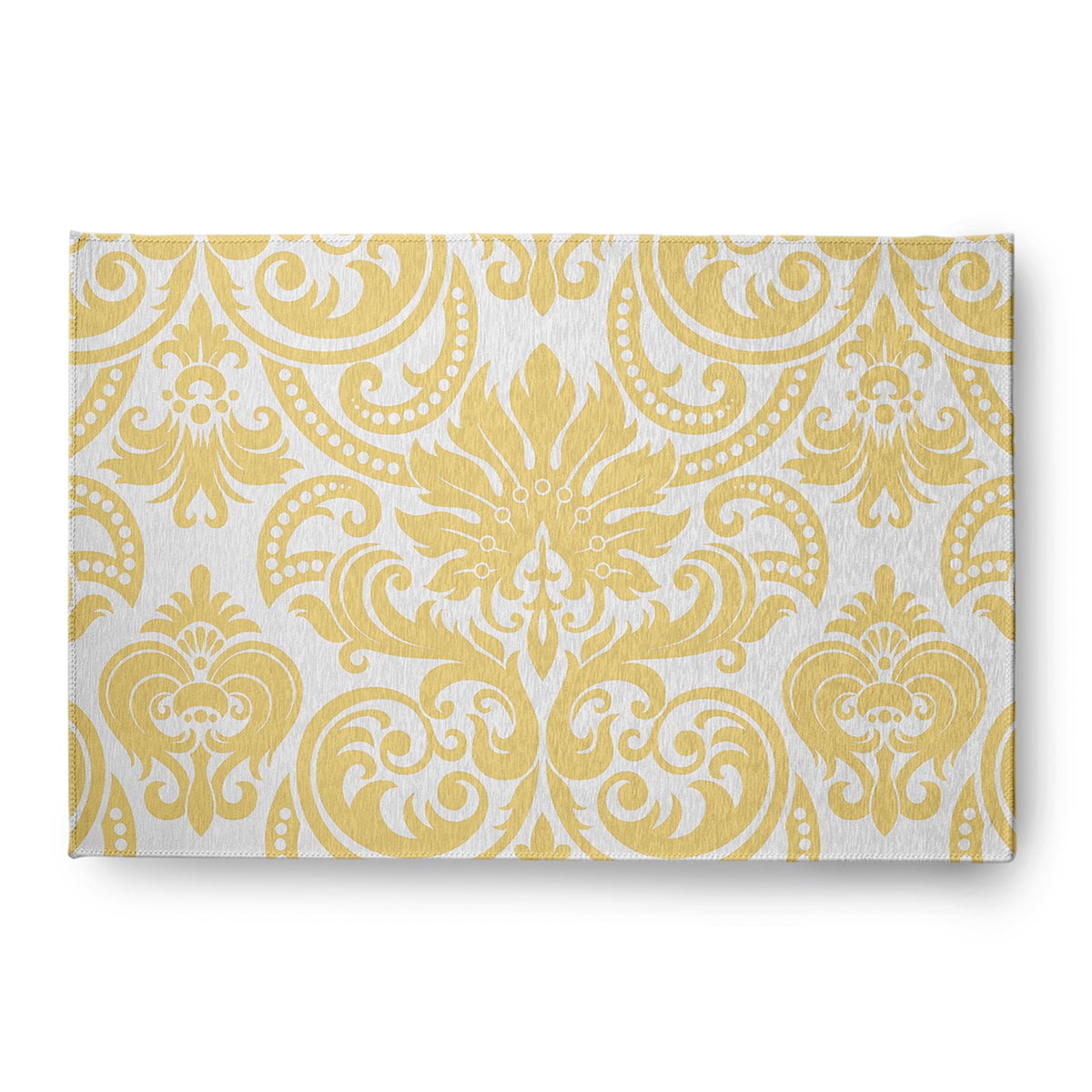 4' x 6' Simply Daisy Alexys French Country Chenille Area Rug, Yellow