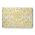thumbnail image 1 of 4' x 6' Simply Daisy Alexys French Country Chenille Area Rug, Yellow, 1 of 5