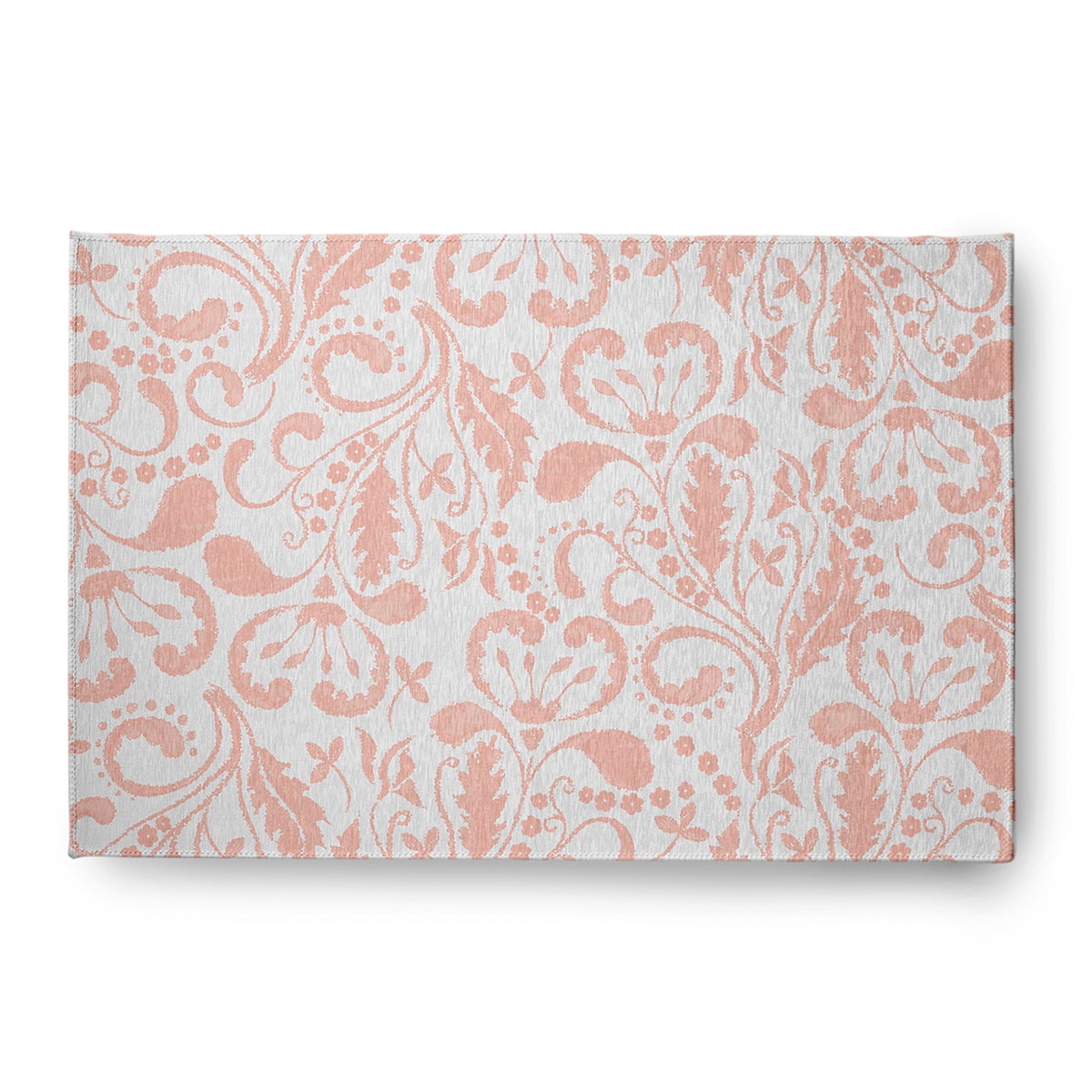 4' x 6' Simply Daisy Aurora French Country Chenille Area Rug, Blush