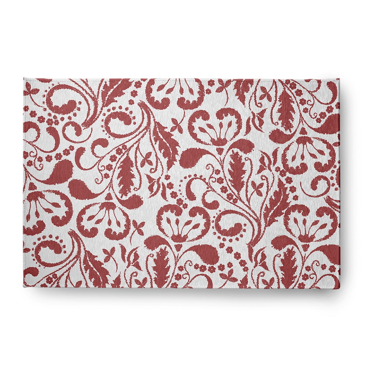 4' x 6' Simply Daisy Aurora French Country Chenille Area Rug, Coral