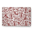 thumbnail image 1 of 4' x 6' Simply Daisy Aurora French Country Chenille Area Rug, Coral, 1 of 4