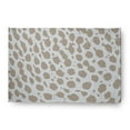 thumbnail image 1 of 4' x 6' Simply Daisy Leopard Pattern Modern & Contemporary Chenille Area Rug, Brown, 1 of 5