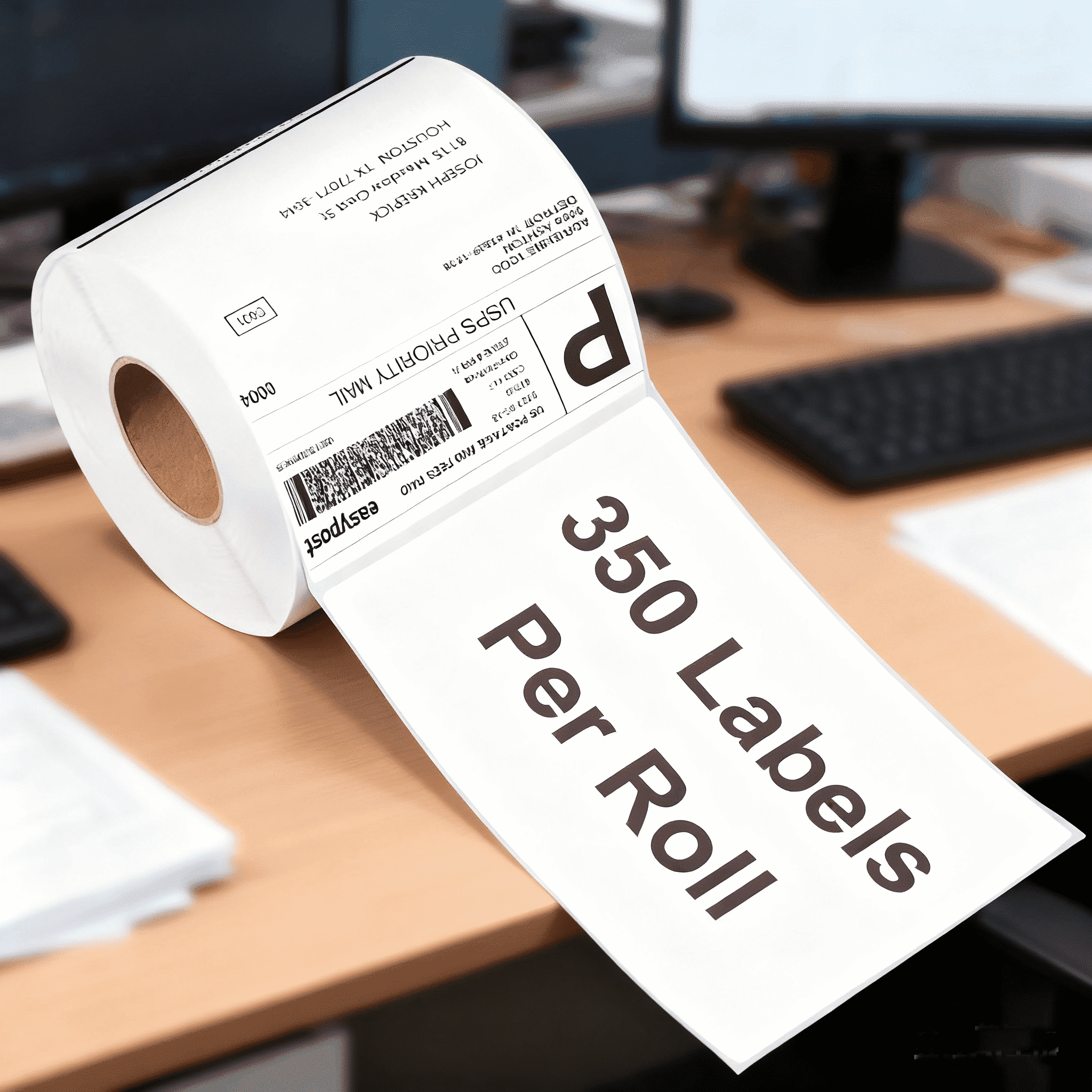 350 Pack 4x6inch Thermal Shipping Labels, Strong Adhesive Barcode