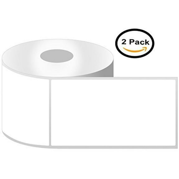 4" x 6" Zebra LP-2844, Zp-450, Zp-500, Zp-505 shipping labels - Direct thermal Works with all your Zebra Desktop Printers. (2 Rolls (500 Labels))