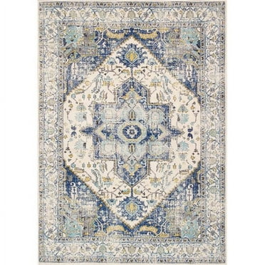 4 x 6 ft. Chelsea Design Machine Made & Power Loom Rug, Ivory