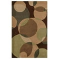 thumbnail image 1 of 4 x 6 ft. Hand Tufted Wool Geometric Rectangle Area Rug, Multi Color, 1 of 1