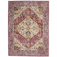 thumbnail image 1 of 4 x 6 ft. Ivory & Pink Oriental Area Rug, 1 of 1