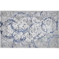 thumbnail image 1 of 4 x 6 ft. Navy Blue Abstract Rectangle Area Rug, 1 of 1