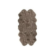 4 x 6 ft. New Zealand Quattro Sheepskin Rug - Taupe