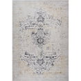 thumbnail image 1 of 4 x 6 ft. Oriental Contemporary Rectangle Area Rug, Gray & Gold, 1 of 1