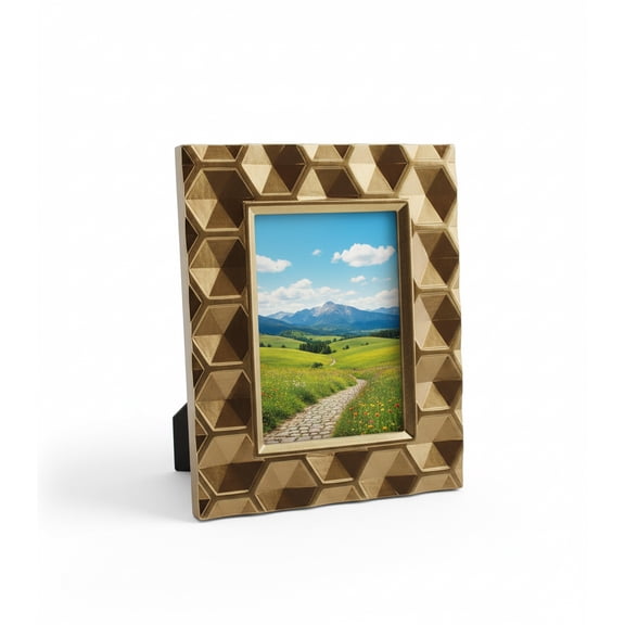4 x 6 in Polyresin Picture Frames Gold