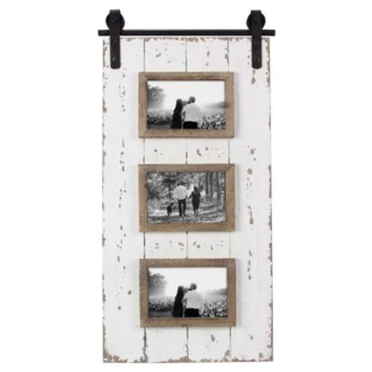 4 x 6 in. Wood Barn Door Photo Frame