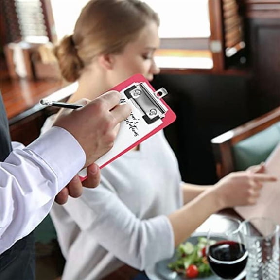 4 x 6 inch Mini Clipboard, 4Pcs Pocket Small Clipboards, Clip Board