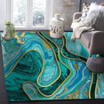 thumbnail image 1 of 4 x 6ft Colorful Marble Area Rug, Blue Stone Pattern Indoor Rugs, Floor Non-Slip Carpet For Room Sofa Living Room Mat Bedroom Home Decor Floor Mats ﻿, 1 of 6
