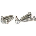 thumbnail image 1 of #4 x 7/16" Type AB Self-Tapping Screws / Slotted / Pan Head / 18-8 Stainless Steel - 5000 Piece Carton, 1 of 1