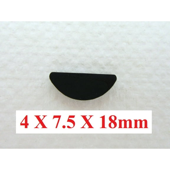 4 x 7.5 x 18mm Woodruff Key Half Circle Moon Shaped