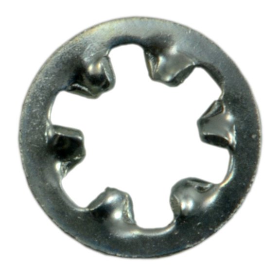 #4 x 7/64" x 9/32" Zinc Grade 2 Internal Tooth Lock Washers LWS-171 (100 pcs)