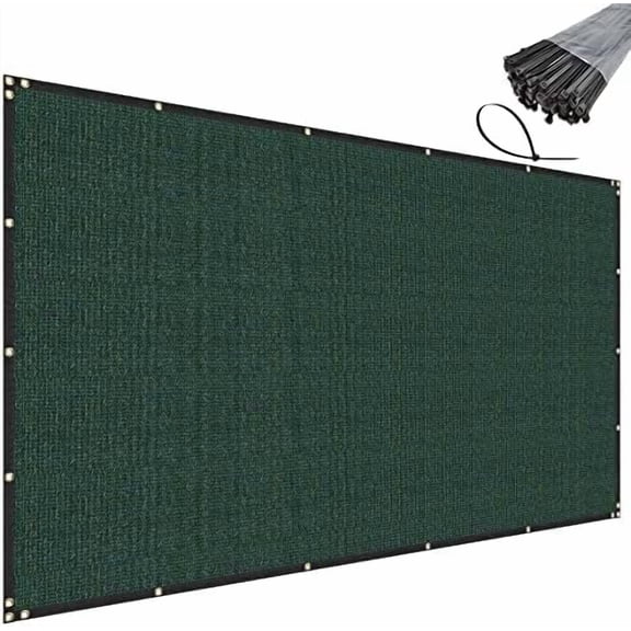 4' x 71' Green Privacy Fence Screen Heavy Duty Windscreen Net Shade Fabric with Brass Grommets for Outdoor Fence Graden Patio Deck Swimming Pool$$Garden & Patio