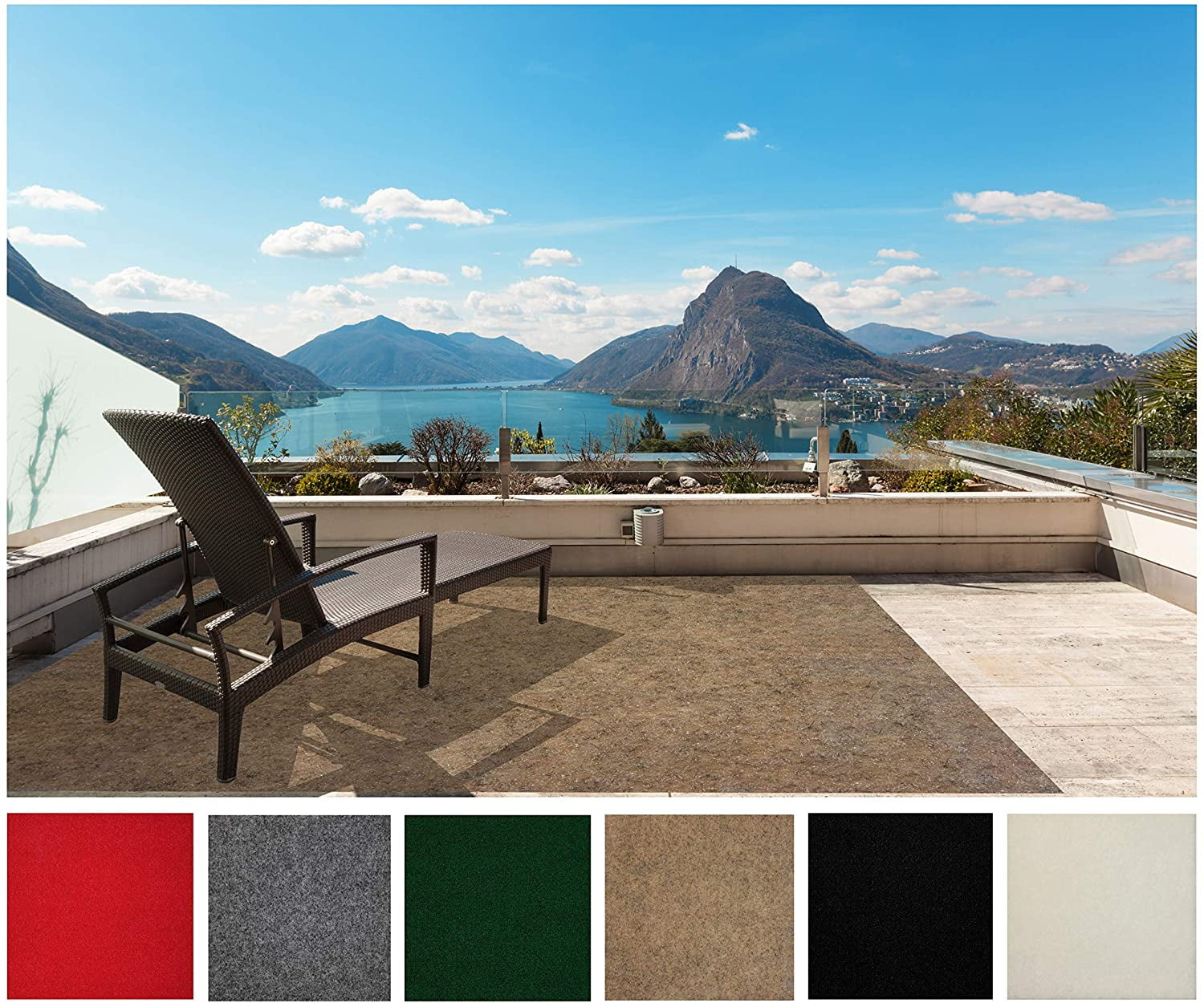 4' x 8' Valdosta Soft 100 UV Olefin Indoor/Outdoor Area Rugs, Runners