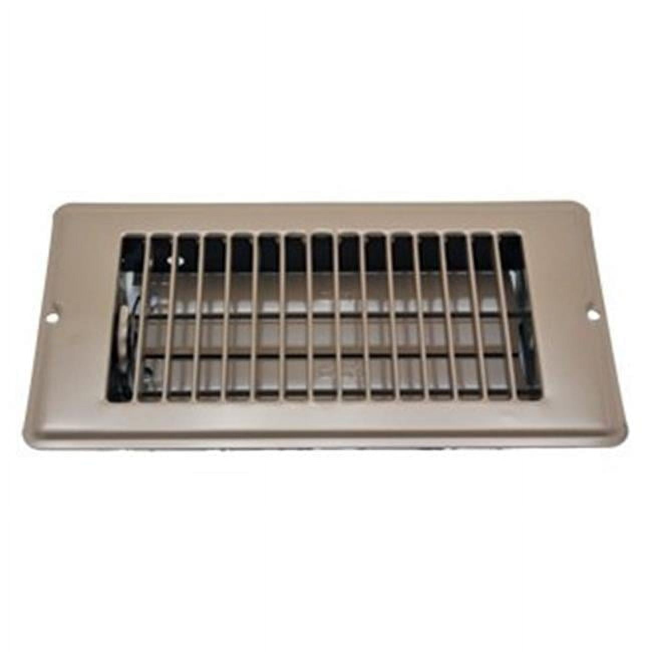 4 x 8 in. Floor Register, Brown