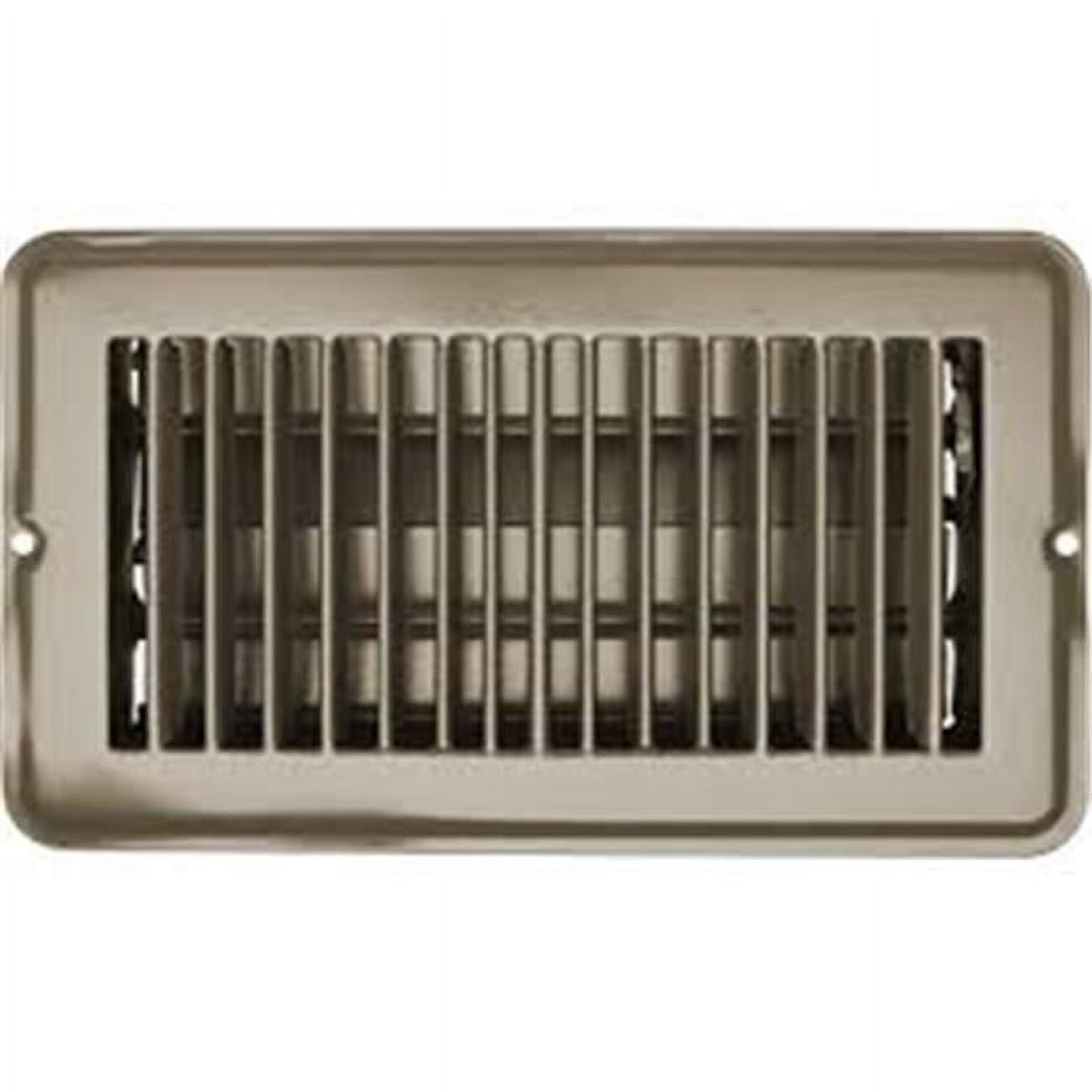 4 x 8 in. Tan Metal Undampered Vent Register