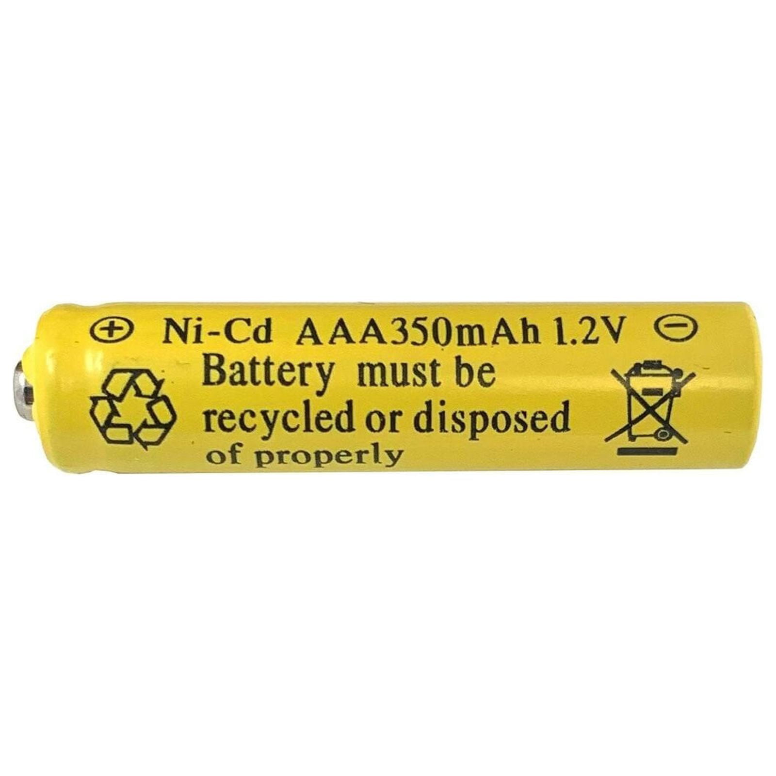 4 x AAA (350 mAh) NiCd Rechargeable Batteries (For Solar Lights)