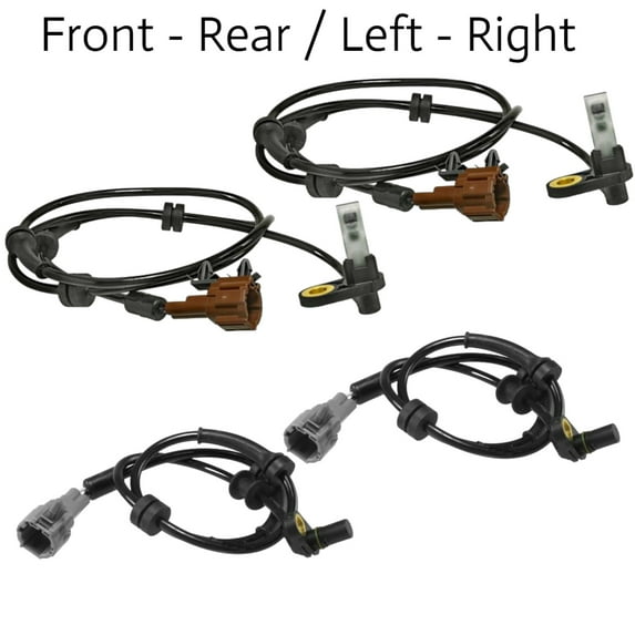 4 x ABS Wheel Speed Sensor Front Rear For NISSAN Titan 2004-2007 8 Cyl 5.6L