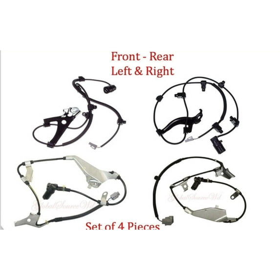 4 x ABS Wheel Speed Sensor Front Rear-Left Right Fits:LX470 Land Cruiser 4.7L
