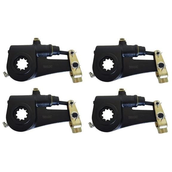 4 x Automatic Slack Adjuster 1.05"X10 Spline 6" Lever Replaces Meritor R801042