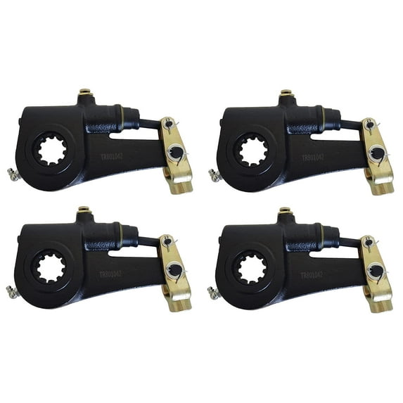 4 x Automatic Slack Adjuster 1.05"X10 Spline 6" Lever Replaces Meritor R801042