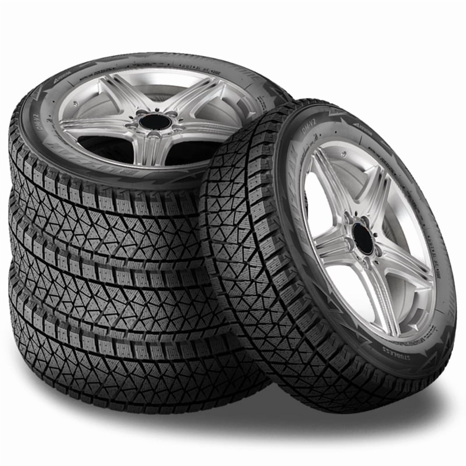 4 Bridgestone BLIZZAK DM-V2 265/50R20 107T High Performance Winter Snow Tires BR016032 / 265/50/20 / 2655020