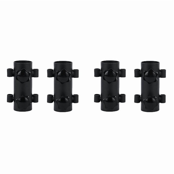4 x Fixer with nuts-Black