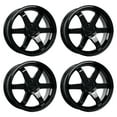 thumbnail image 1 of 4 x KATANA KR08 17X7.5 5X114.3 +40mm Glossy Black Alloy Wheel Rim 17" Inch, 1 of 3