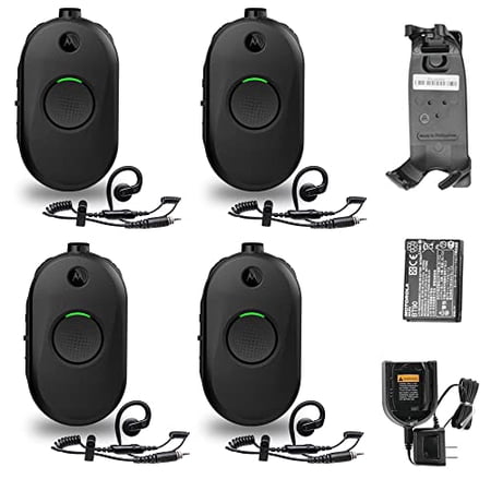 4 x Motorola CLP1010e 1-Channel 2-Way UHF Business Radio (CLP1010E)