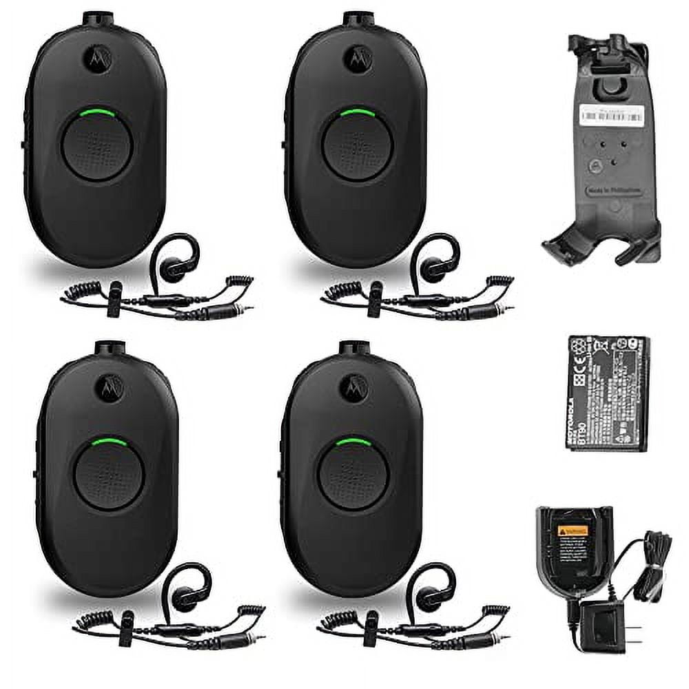 4 x Motorola CLP1010e 1-Channel 2-Way UHF Business Radio (CLP1010E)