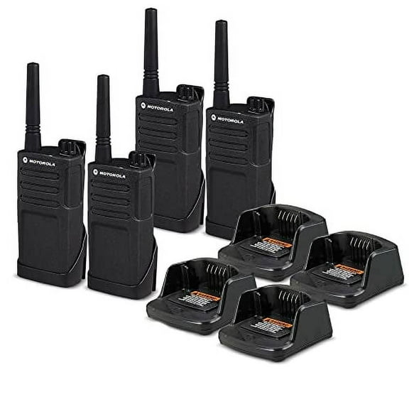 4 x Motorola RMM2050 On-Site 2-Way Radio (RMM2050) - 4 Pack Bundle