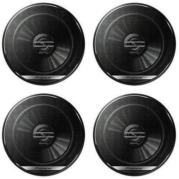 4 x Pioneer TS-G1620F 6.5-inch 2-Way Car Audio coaxial Speakers 6-1/2" with 25ft Speakers Wire