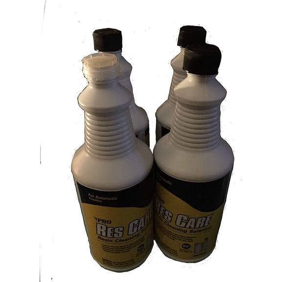 4 x Pro Res Care Liquid Water Resin Softener Cleaner Cleaning Solution 4 x 1 qt. = 1 gal