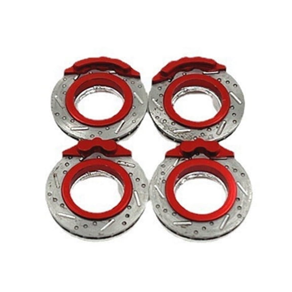 4 x RC Car Brake Disc-Red