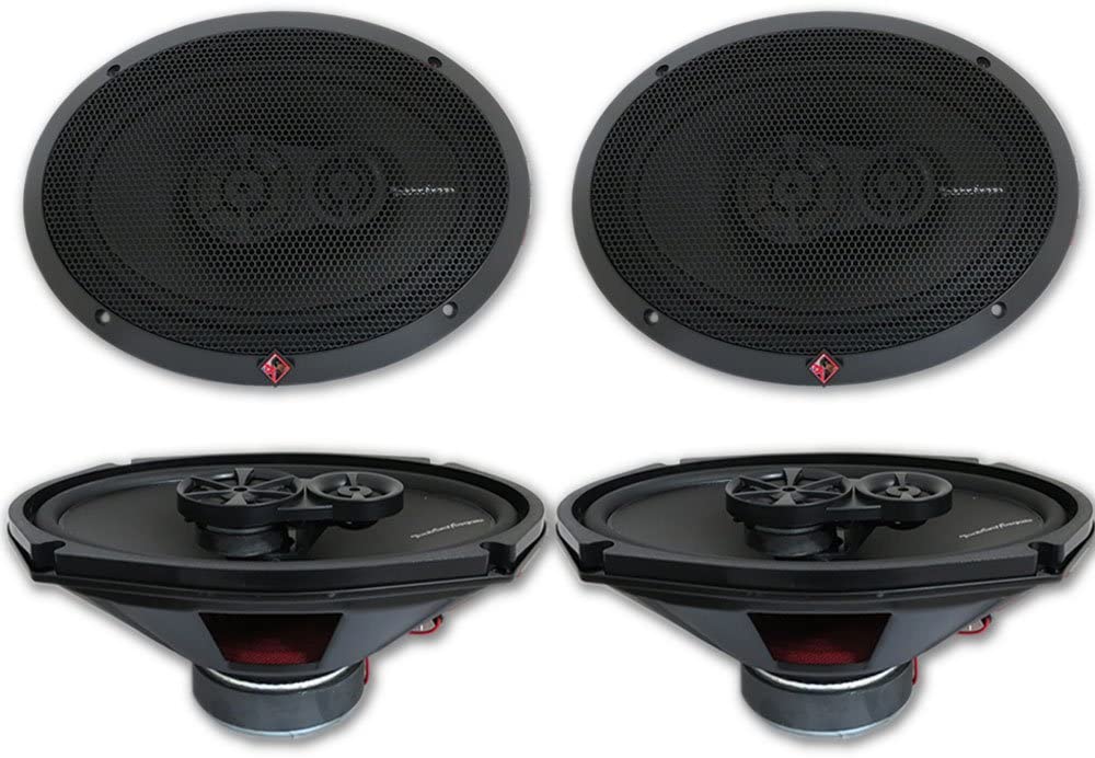 4 x Rockford Fosgate R169X3 6x9 3-Way Car Audio Coaxial Speakers 6" x 9" - image 1 of 1