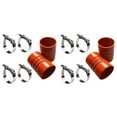 thumbnail image 1 of TORQUE 4PCS Silicone CAC Charge Air Cooler Hump Hose Boot Set 3" x 6" with T-Bolt Clamps Set, 3 inch ID Turbo, Air Intake and Intercooler Hose Kit, 1 of 5