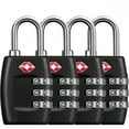 thumbnail image 1 of 4 x TSA Lock Travel Luggage 3 Digit Combination Resettable NEW TL01, 1 of 1