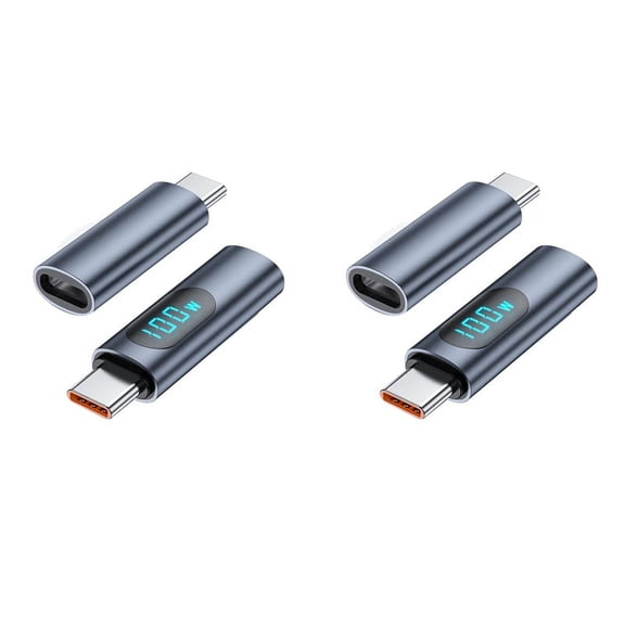 4 x USB C Adapter-space blue