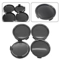 thumbnail image 1 of 4 x Universal ABS Car Wheels Center Cap Hubcap Black 75mm (2.95 inch), 1 of 7