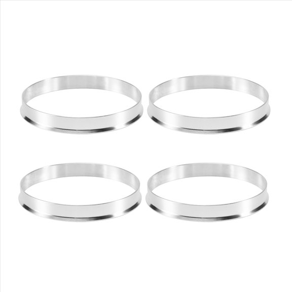 4 x Universal Aluminum Hub Ring Wheel Spacer Set 74.1mm O/D 72.6mm I/D