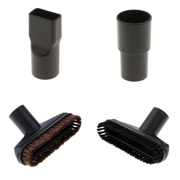 4 x Universal Vacuum Cleaner Rectangle Brushes Head & Hose Apapter 32m Dia.