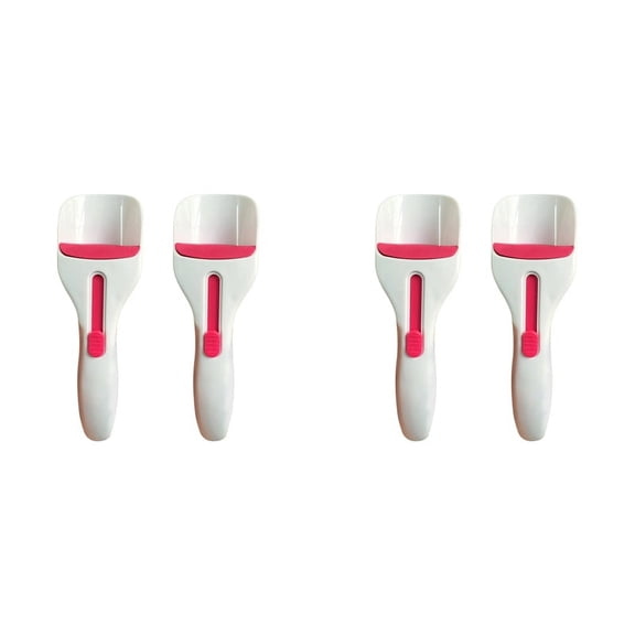 4pcs Cake Batter Distribution Scoop, One-Touch Sliding Button Dispenses Batter, Home Batter Dispenser Baking Tool
