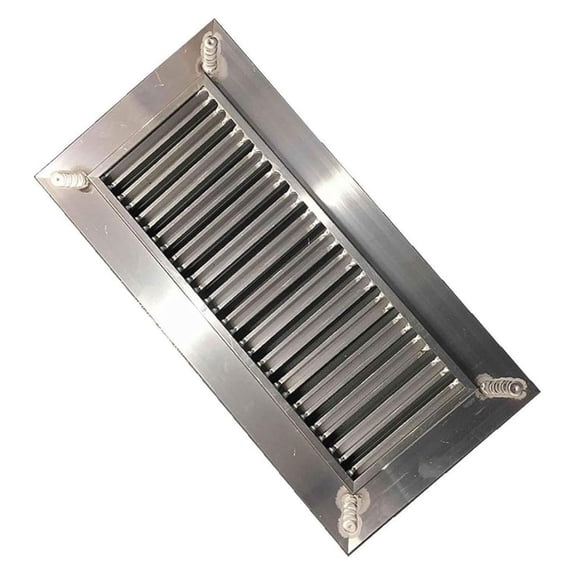 4"x10" 3/8" Thick Floor Vent Registers Matching Floor Tile Hardwood Laminate